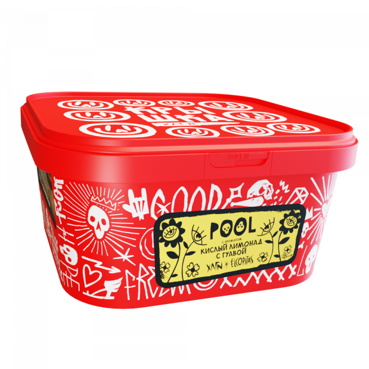 Табак Хулиган - POOL (Кислый лимонад с гуавой) 200 гр